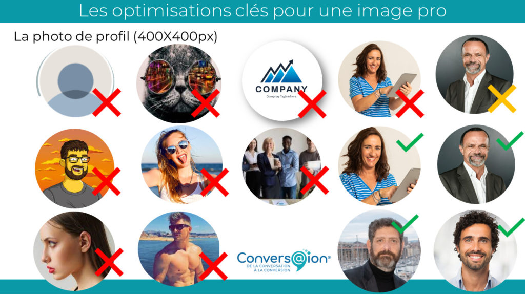 Les optimisations clés pour une photo de profil LinkedIn professionnelle