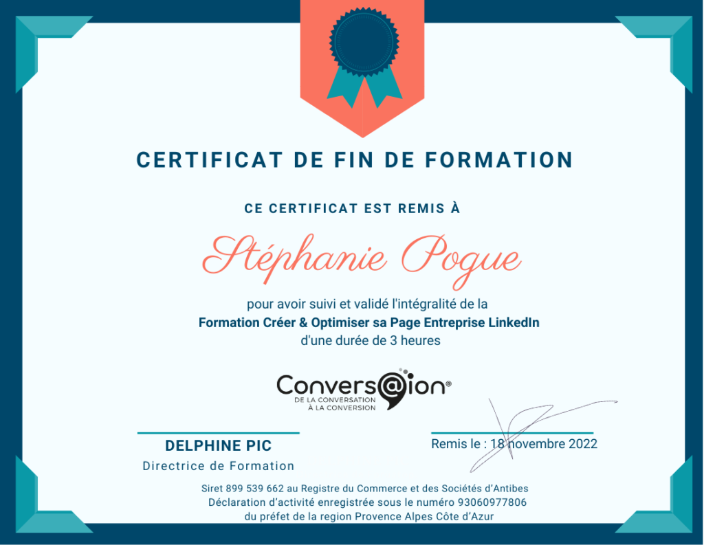 certificat formation marketing