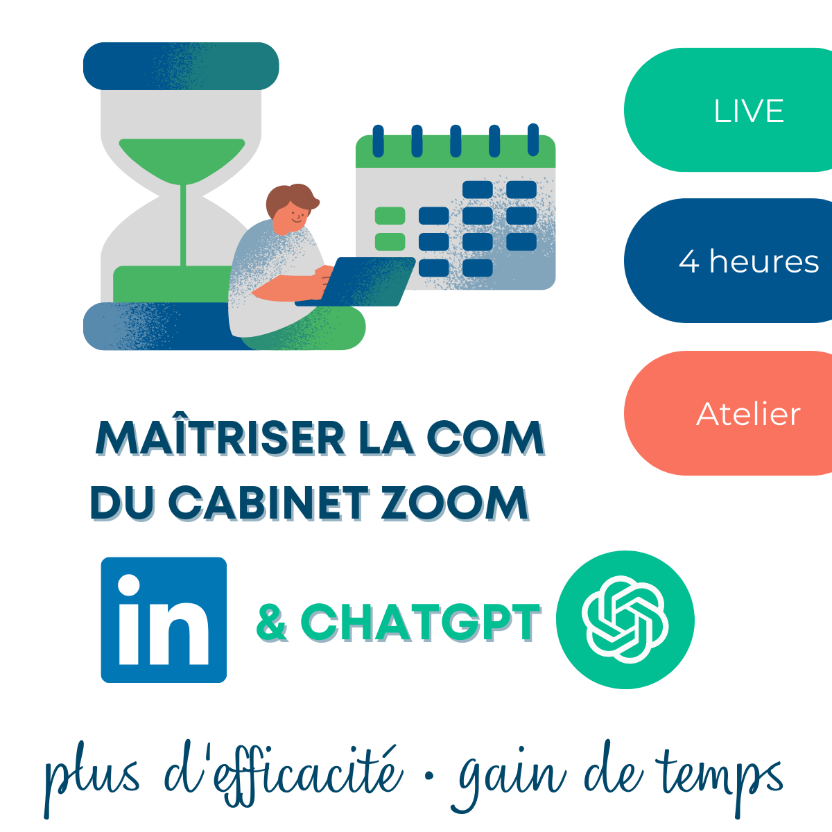 FORMATION ATELIER | Maîtriser la communication du cabinet 🔎 Zoom LinkedIn & ChatGPT