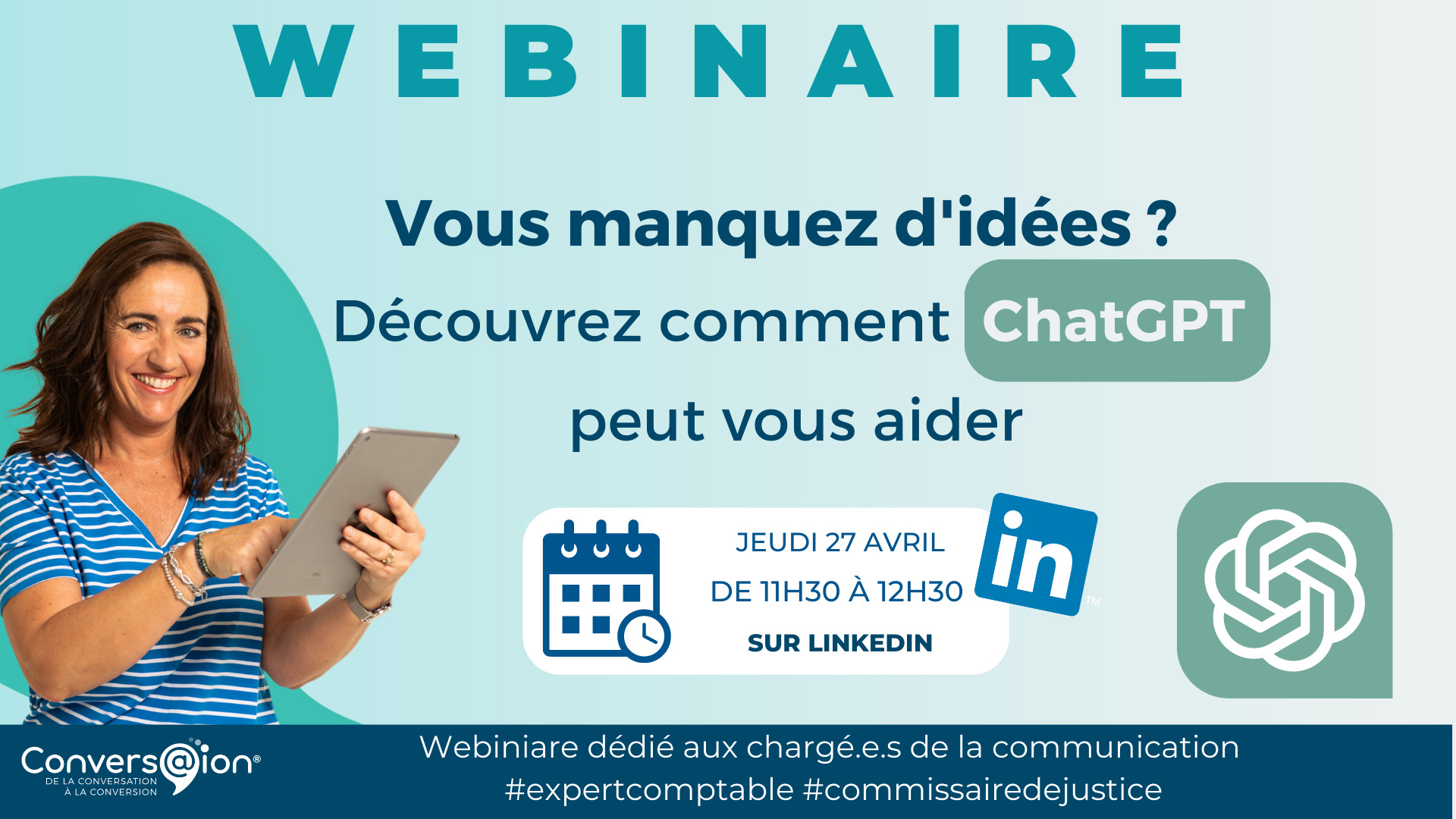 Avril 2023 – Découvrez comment ChatGPT peut vous aider sur LinkedIn