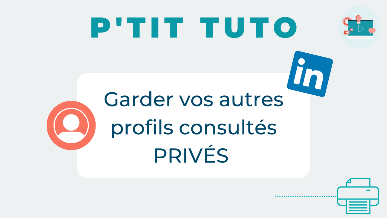 Garder vos autres profils consultés PRIVÉS ​